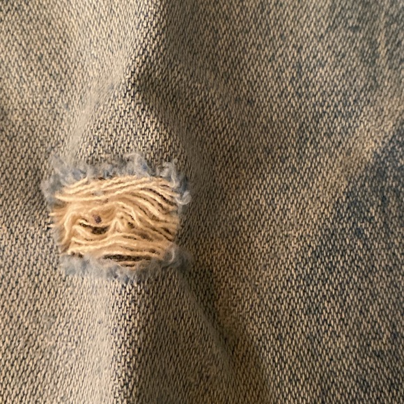 Wrangler Super Distressed Vintage Blokecore Denim Jeans 31/32 - Picture 9 of 15